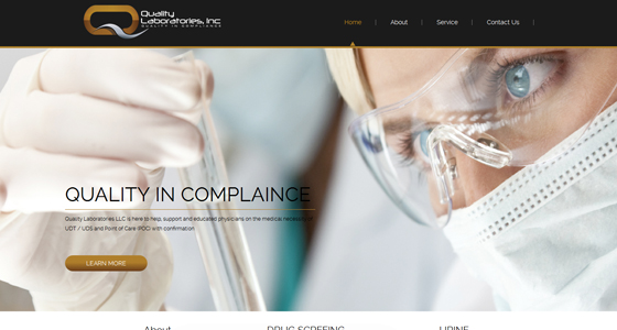 qualitylaboratoriesllc.com website design