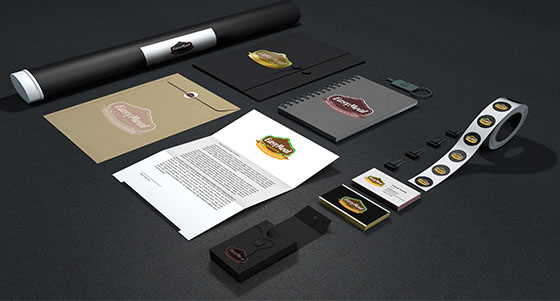 Stationery design sample 1
