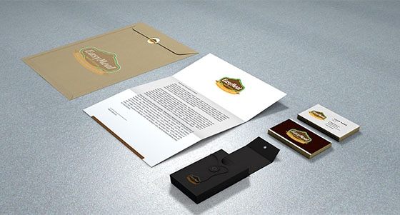 Stationery design sample 2