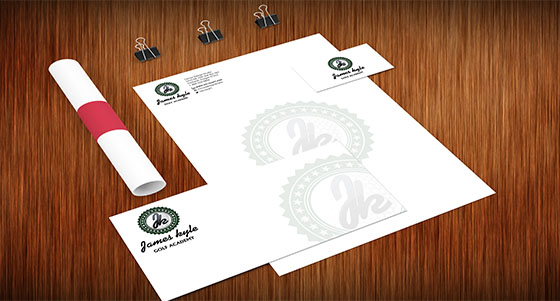 Stationery design sample 7